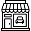 Silhouette of a person jumping joyfully